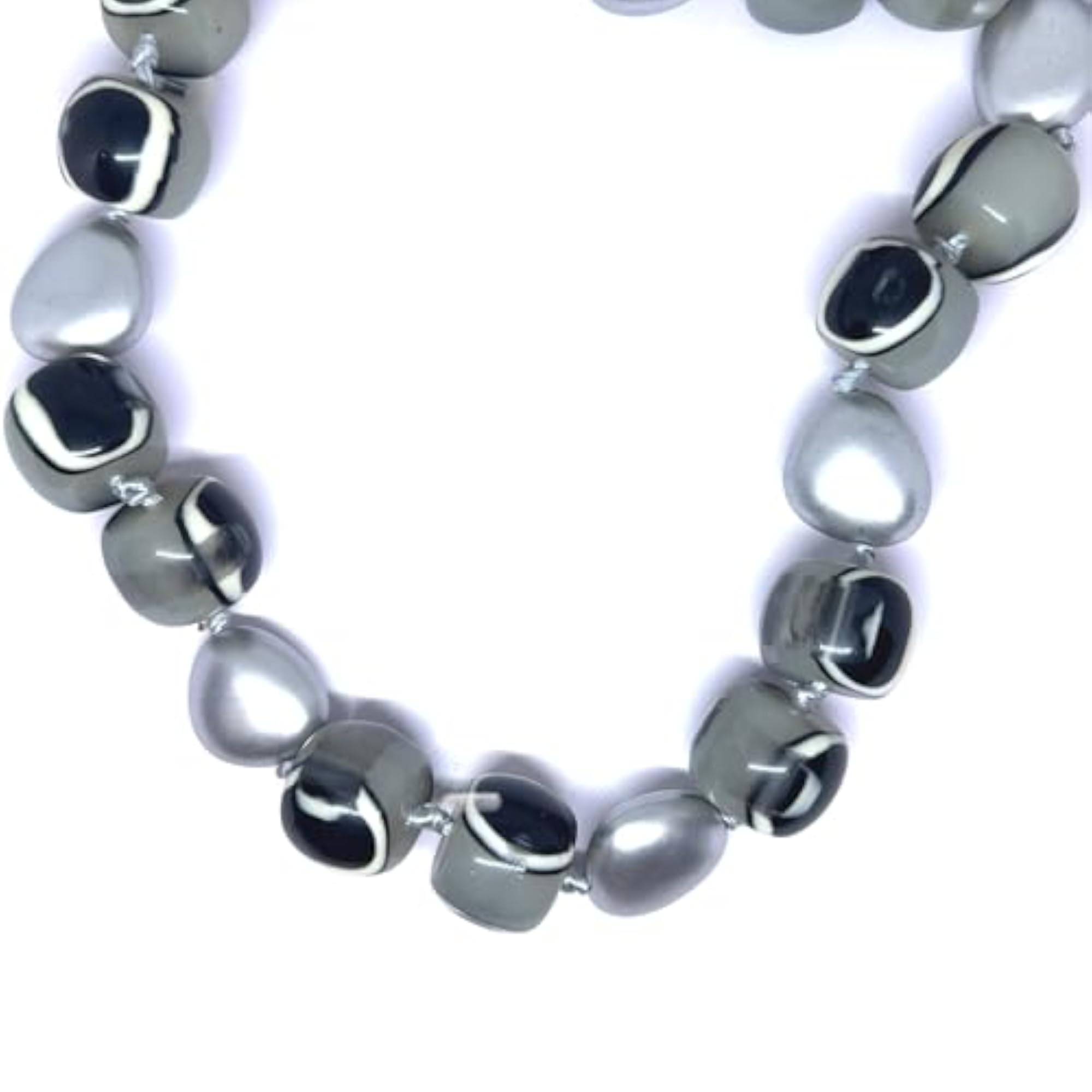 Natural Blue Sapphire Round Cab Beaded Handmade Double Strand Necklace