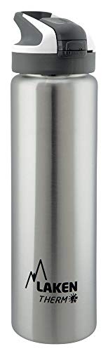 Laken Gourde isotherme (0,75 l) pour adultes (unisexe) avec fermeture « Summit » - Argent