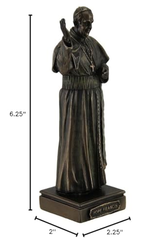Estatua decorativa de bronce de Papa Francisco Obispo de Roma miniatura 4