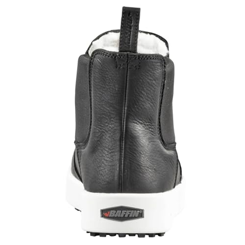 Image of Baffin Men's STRATHCONA Winter Boots | Warm Waterproof Insulated Slip-On Leather Boots with Wool Lining & Slip-Resistant Sole
