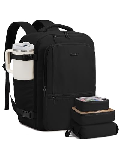 LOVEVOOK Rucksack Handgepäck Flugzeug, 30L Reiserucksack Herren Damen für...