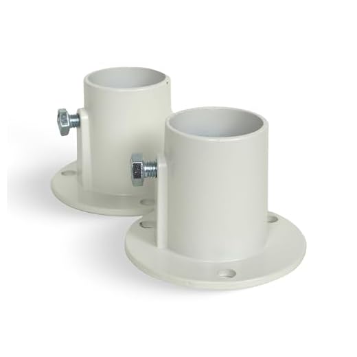 Blue Wave NE1228PR Aluminum Deck Flanges for Above Ground Pool Ladder, Pair