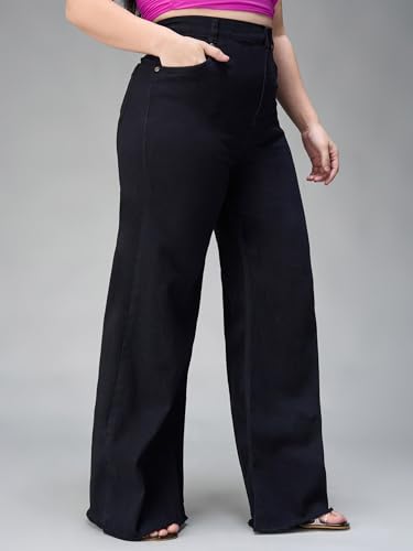 Image of Miss Chase A+ Women's Bootcut High Rise Regular-Length Stretchable Denim Shaping Jeans