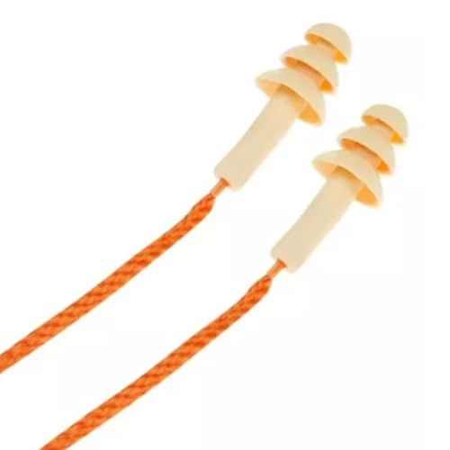 Kit 5 Protetor Auricular Ouvido Plug Silicone Antialérgico com Capa Protetora EPI