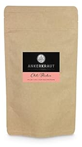 Ankerkraut Chili Flocken, 130g im Beutel, Gewürz-Flocken Scharf Feurig Geschrotet, Premium Qualität Natur