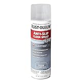 Rust-Oleum Anti-Slip Floor Spray | Textured Finish Adds Traction | Fast-Drying Formula | Resists Peeling & Fading | Clear | 15 oz Aerosol