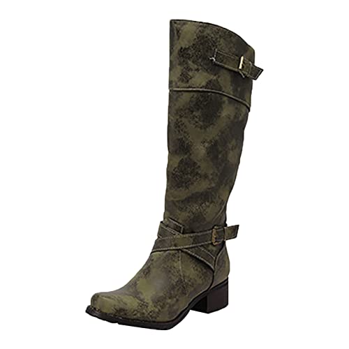 Bottes croisées talons hauts femme hiver doublées bottes cuir boucle ceinture mode hivernale