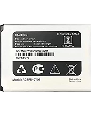 Image of THE BATTERY STORE Original ACBPR40Y01 Battery for yureka yu aace 5014 Battery with 6 Month Warranty*** (H264)