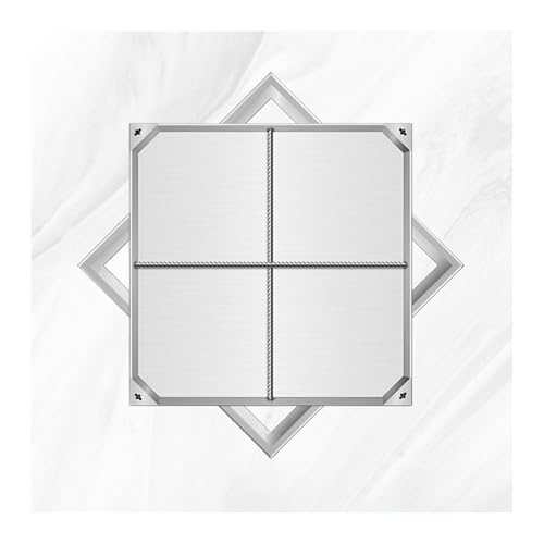 HBOOMOEM Square Manhole Drain Cover 40x40 cm