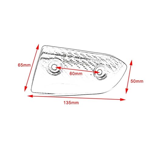 Protector térmico de escape para G310R 17-23 rutas urbanas 5