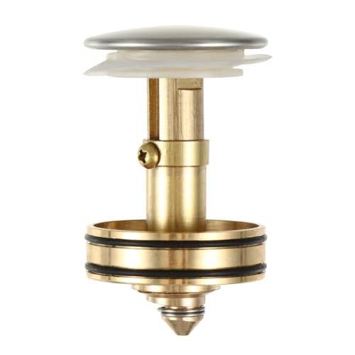 Filtro para desagüe con tapón pulsador para baño y cocina
