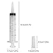 10 Pack Plastic Syringe for Industrial and Measuring Sonku Multiple Uses Measuring Syringe Tools-20ml For Measuring Liquids,Feeding Pets Animals