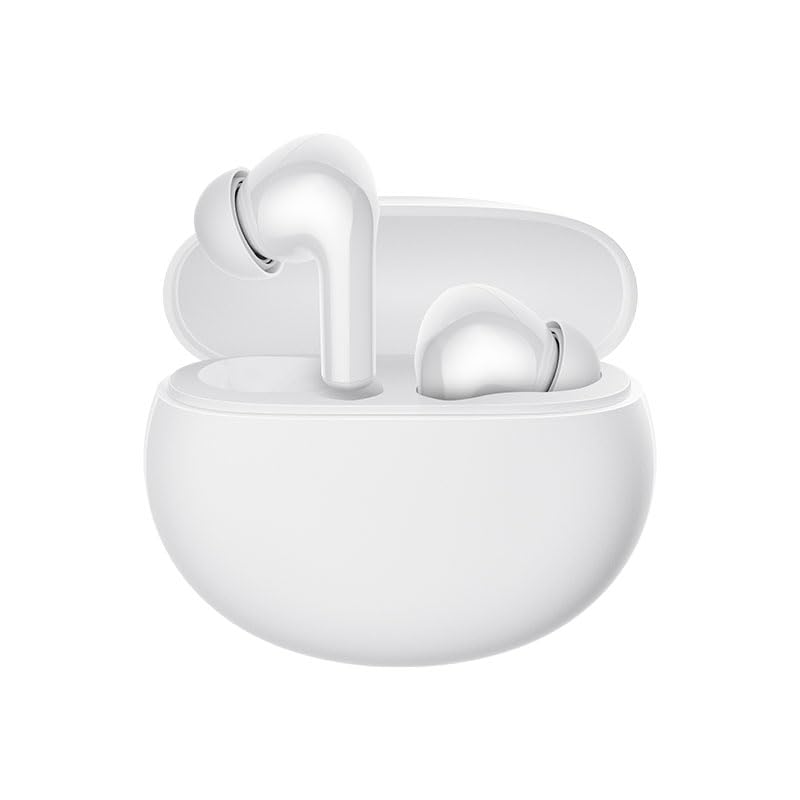 Auriculares Xiaomi Redmi Buds 4 Active Color Blanco (White). Cancelación de Ruido para llamadas. Hasta 5 Horas con una sola carga y hasta 28 Horas cuando se utilizan con la funda de carga portátil.