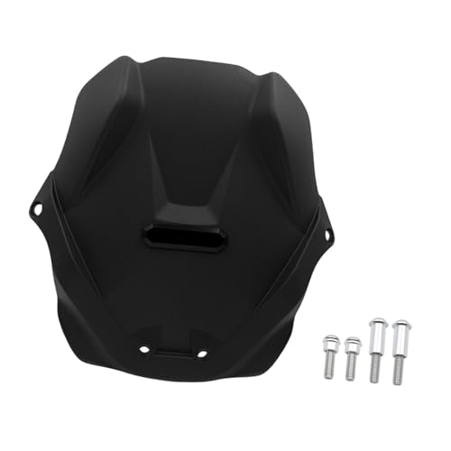 Cubierta de motor para motocicleta con bafle delantero negro y guardabarros sustituible adaptable