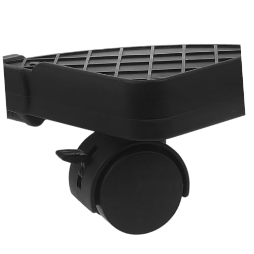 Soporte móvil para torre de PC ARTIBETTER, con ruedas, material resistente (PP y acero inoxidable), color negro, altura ajustable de 40 a 52 cm miniatura 3