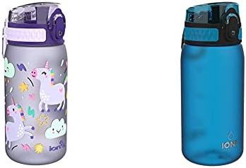Ion8 Leak Proof Kids' Water Bottle, BPA Free, Unicorns