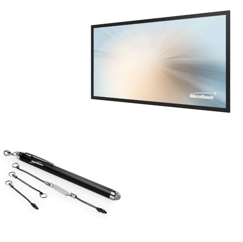 BoxWave Stylus Pen Compatible with Microtouch DS-430P-A1 (43 in) - EverTouch Capacitive Stylus, Fiber Tip Capacitive Stylus Pen - Jet Black