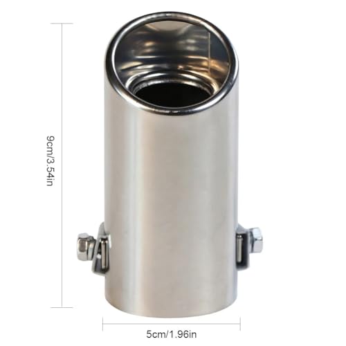 Escape trasero de coche inoxidable para eliminar ruidos y renovar el tubo de coche 7