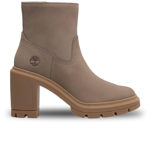 Timberland Women's Allington Heights Mid Zip Up Boot, Taupe Nubuck, 11 Wide