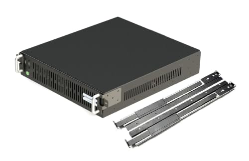 Image of XtremeMiner 19 Inch U Rack Mount 2U Server Case for 9 Drives EM-2UNASV4 (Telescopic Mounting)