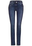Cecil Damen 374742 Jeans, Mid Blue Used Wash, 32W / 30L EU