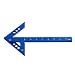 Carpentry Supreme Alloy Tool Unit Center Gauge British Wire Drawing Ruler 45Â° Vertical Line Indicator Stand a MustHave Utensil for Craftsman and Builders