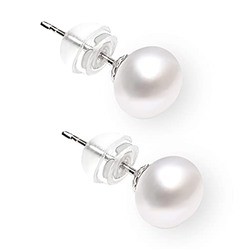 Pearl Earrings For Women Cultured Freshwater Pearl Hand Made Pearl Stud Gifts Pearl Jewelry For Grils You Need Pearls Earrings For Women
