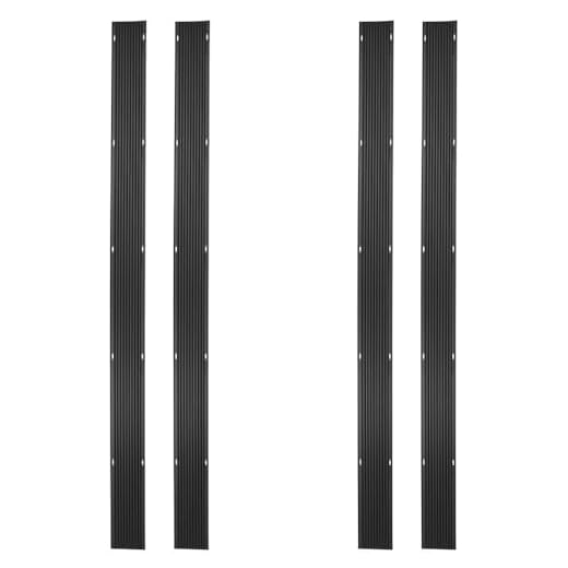 Black Ice 7' 10" L Snowmobile Ski Carbide Glide Protector Guides - 4 Pack