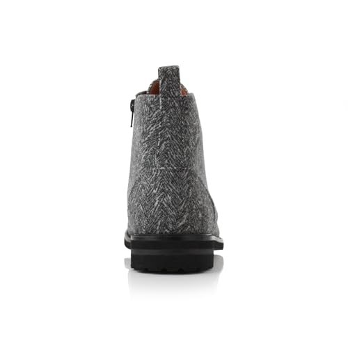 Image of Polar Fox Men's Ankle Dress Boots | Lace-up Casual Fashion Boot Collection | Cap Toe & Plain Toe Styles |