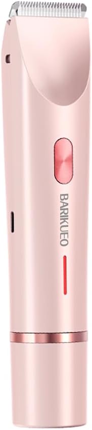 Bikini Trimmer for Women - Painless Electric Razors with Dual-Head for Silk Skin, 2-in-1 Women's Body Shaver USB Charge Waterproof Painless Electric Razors for Silk Skin (Pink)