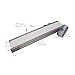 BREVELTION 47.2inch PVC Belt Conveyor Aluminum Belt Conveyor Industrial Transport Equipment 110V 120W 7.9inch Wide White