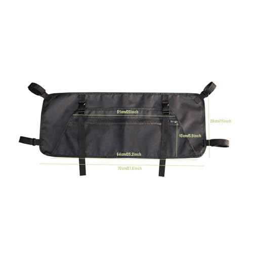 Sac de rangement pour chariot de pique-nique avec poches latérales de grande capacité - 3