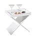 Produktbild Inter Link 99800570 Beistelltisch Wohnzimmertisch Nachttisch Tablett Tisch Tabletttisch weiß NEU