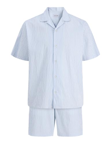 T-Shirt Seersucker JACK & JONES Jjmilo : Le pack de 2 idéal pour rester au frais