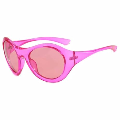 Lunettes de soleil ovales pour sport de plein air et protection solaire féminine