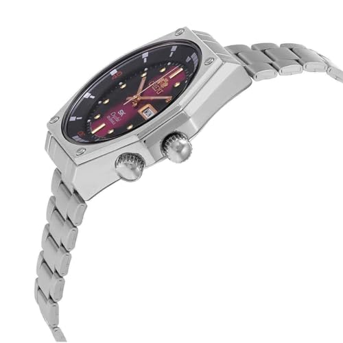 Orient RAAA0B02R Super King Diver Retro 70s Revival Automatic Analog Wrist Watch for Men 41.7 mm Case Size Silver