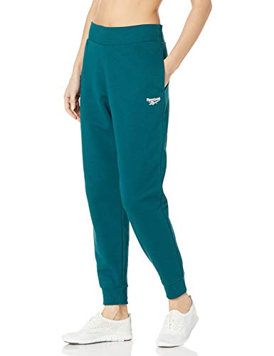 Reebok Women's Classic Vector Pants, Deep Teal, X-Large