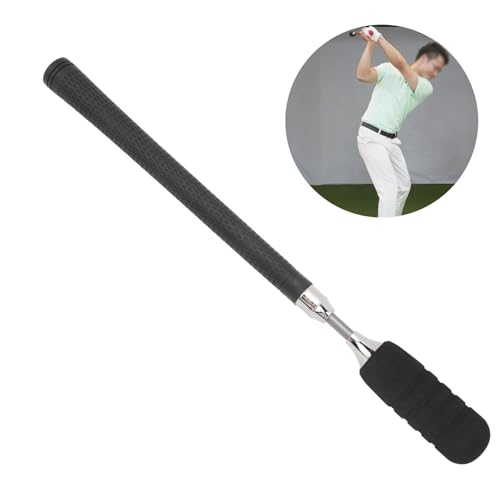 Aide à l'entraînement de golf avec bâton de swing rétractable et grip confort - 5