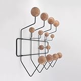 garderobe farbige kugeln ★ Farbliche Akzente setzen! Mit dieser farbenfrohen Garderobe bringen Sie Farbe an die Wand! Die Garderobe besteht aus zwei Reihen Kleiderhaken. Die 14 Haken mit farbigen Köpfen bieten ausreichend Platz für Ihre Jacken, Mäntel, Hüte, Mützen