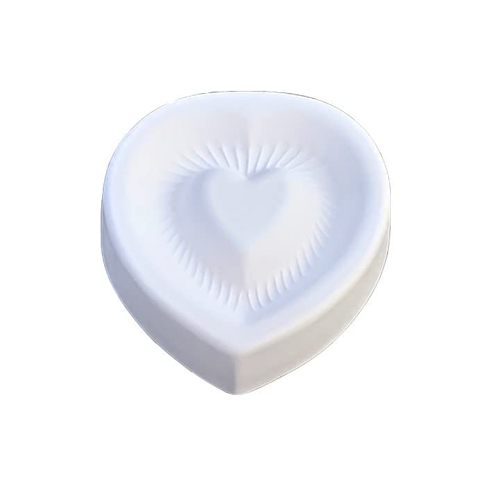 Glass Fusing Mold Fluted Heart 5.5