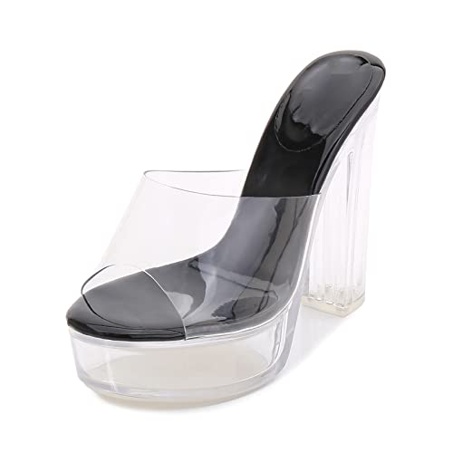 Bottines talon cristal 13cm et sandales à plateforme tendance pour femme