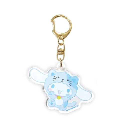 ケイカンパニー サンリオキャラクターズ（バンザイシリーズ） アクリルキーホルダー シナモロール（ネコ） SAB-AK-CN