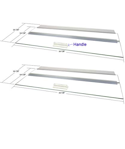 Glass Canopy Two PIECE Set for 30 BR, 40 BR, 50, 65, 84 Gallon Tanks 36'x18' for Aquariums with A...