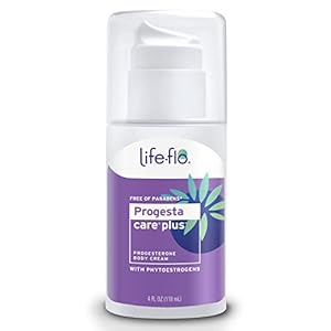 Life-Flo Progesta-Care Plus, Progesterone Cream for Women with 20mg USP Progesterone & Phytoestrogens, May Help Support a Woman’s Healthy Balance at Midlife, Fragrance Free, Made Without Parabens, 4oz