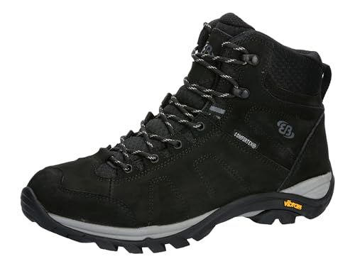 Brütting Unisex Mount Stevens High buty do biegania w terenie, czarne, 42 EU, czarny, 42 EU