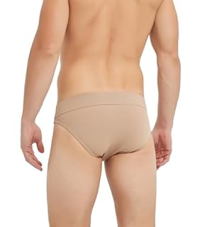 SPOFOR Dance Belt Men full seat bulge hiding Brief for Ballet and Cosplay, Male Dancewear Nude