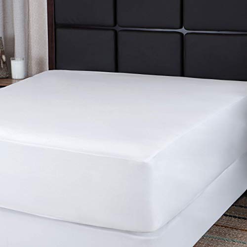 Guardmax Twin Waterproof Mattress Protector - Fitted & Noiseless Washable Bed Mattress Cover - Ideal For Daybed (Twin Size 39X75) Skirt Stretches To 16 Inch Deep #TOP1