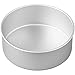Wilton Aluminum Round Cake Pan, Extra-Deep Bakeware for Layered Cakes, Durable, Even Heating, Rust-Resistant, Professional Quality, 8 x 3 in, Packaging May Vary