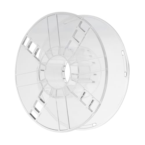 DIYEAH Cord Storage Reel Lightweight Plastic Cable Organizer for Camping Durable Wire Dispenser with High Storage Capacity Transparent Design for Home Office and Studio Use