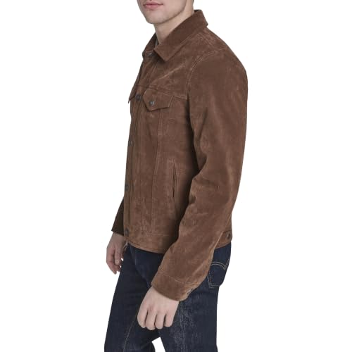 Image of Levi's Men's Faux Leather Classic Trucker Jacket